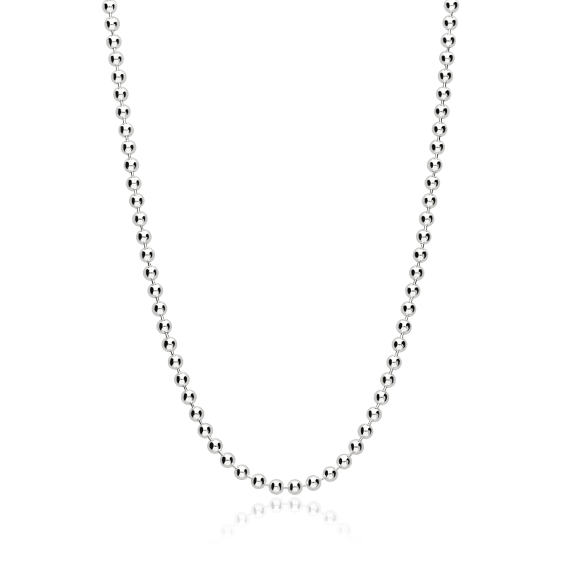 CADENA "JEROME" PLATA DE LEY 60 CM