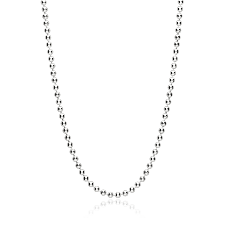 CADENA "JEROME" PLATA DE LEY 60 CM