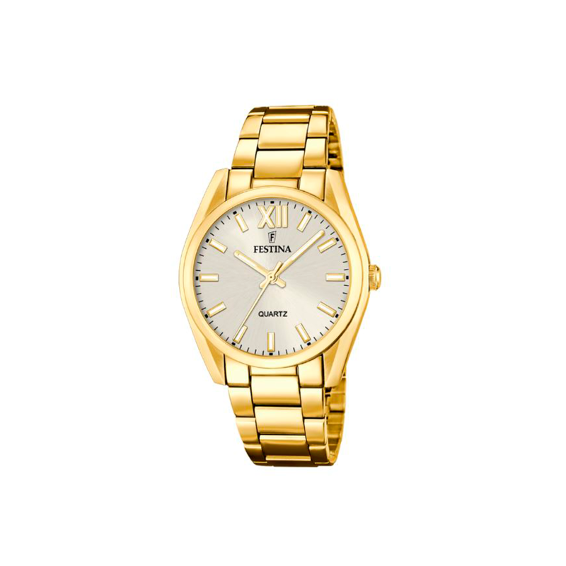 Reloj Festina Alegría Acero Dorado Esfera Dorada F20640/1