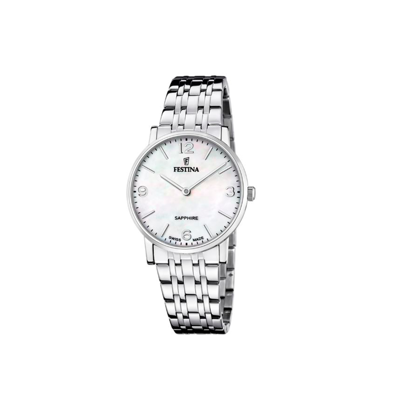 Reloj Festina Swiss Made Acero Esfera Nacarada F20047/2