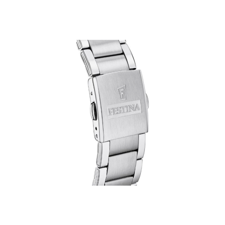 Reloj Festina Acero Timeless Chronograp Esfera Azul F20343/7