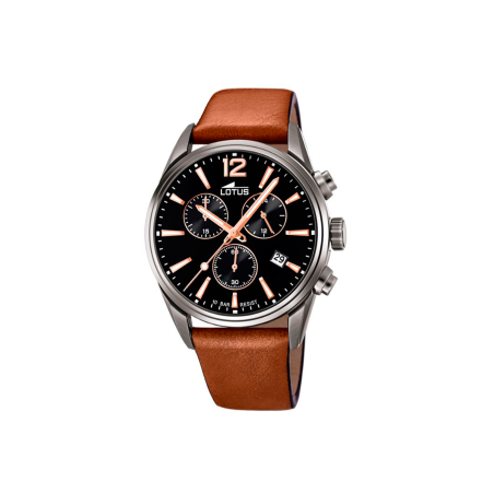 Reloj Lotus Chrono Esfera Negra 18683/2