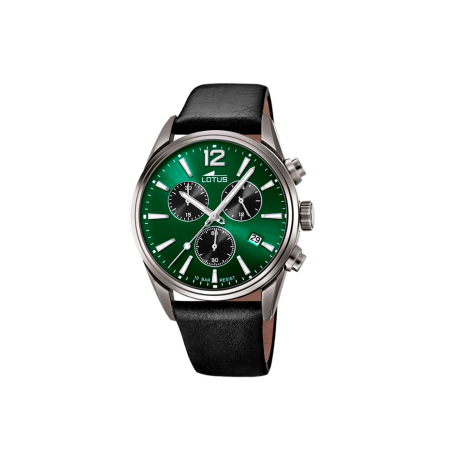 Reloj Lotus Chrono Esfera Verde 18683/4
