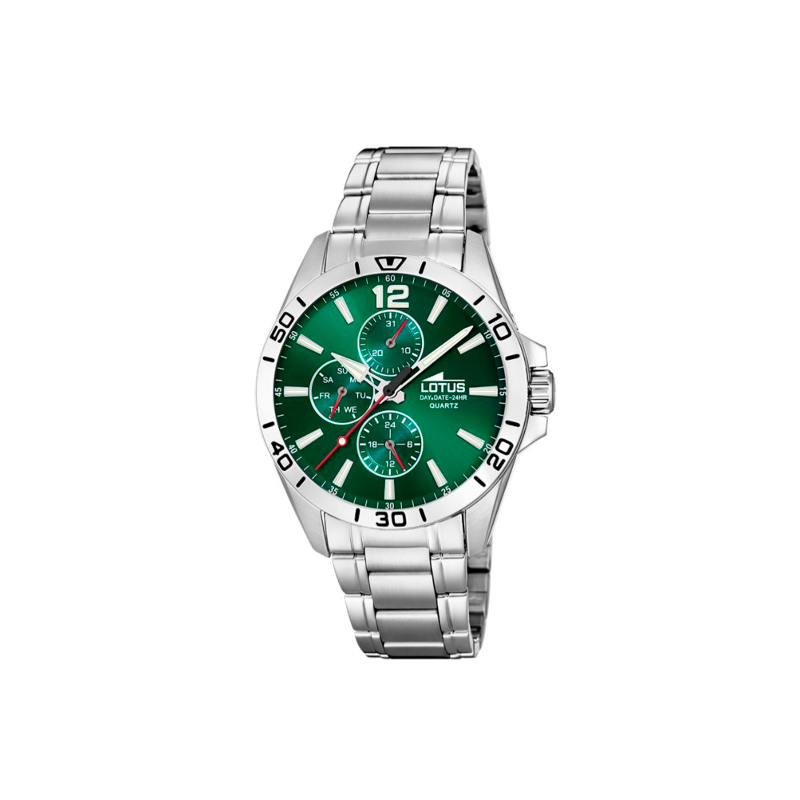 Reloj Lotus Multifunction Acero Acero Esfera Verde 18812/7