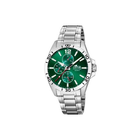 Reloj Lotus Multifunction Acero Acero Esfera Verde 18812/7