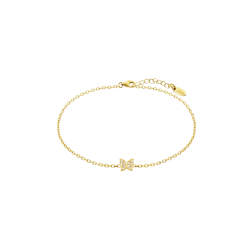 Pulsera Lotus Silver Plata Baño Oro Mariposa LP3051-2/2