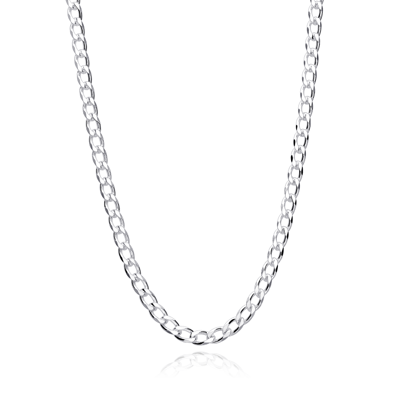 Cadena Plata primera ley 60cm "Denise"