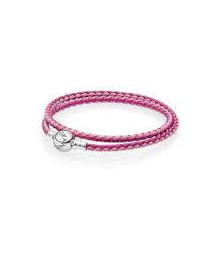 Pulsera PANDORA Doble de Rosa 590747CPMX