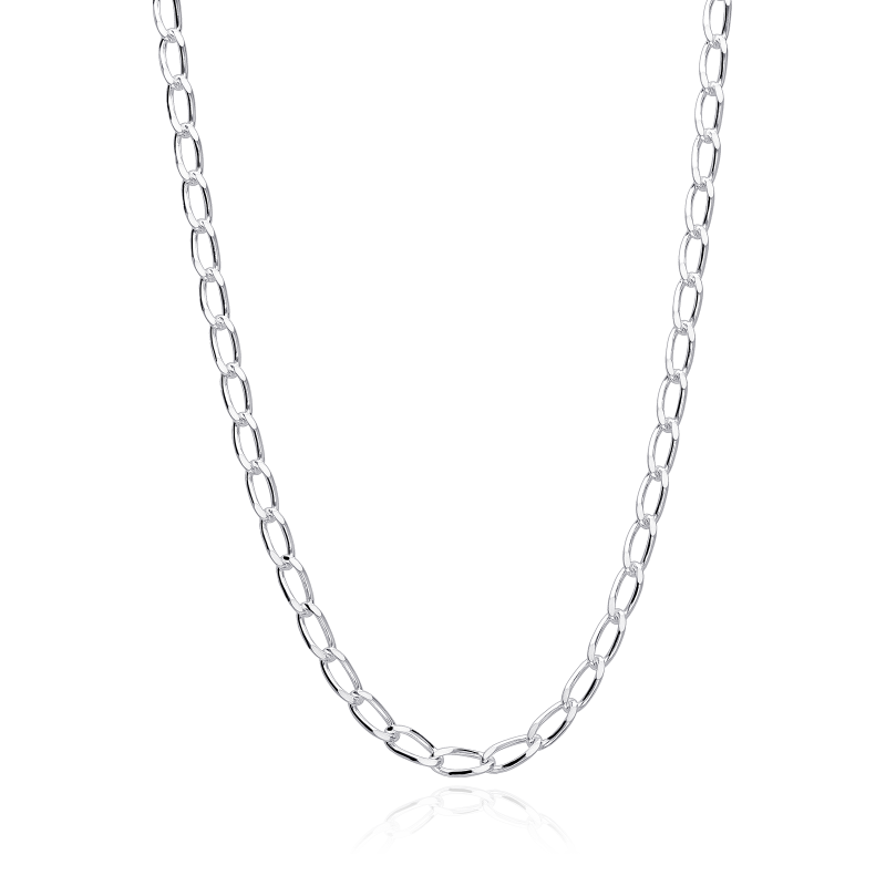 CADENA "KALET" PLATA DE LEY 60 CM