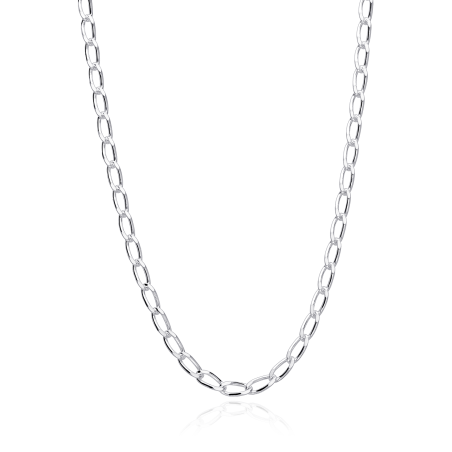 CADENA "KALET" PLATA DE LEY 60 CM