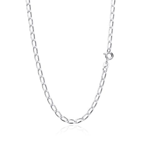 CADENA "KALET" PLATA DE LEY 60 CM