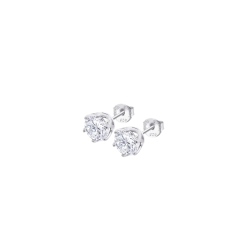 Pendientes Lotus Silver Plata Solitario LP3716-4/2