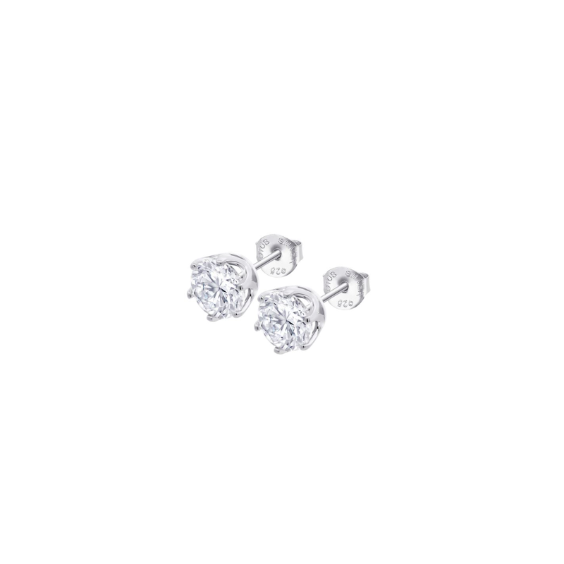 Pendientes Lotus Silver Plata Solitario LP3716-4/2