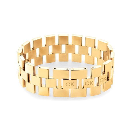 Pulsera Calvin Klein acero dorado 35000244