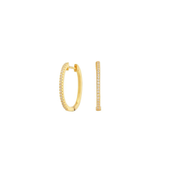 Pendientes Itemporality Plata Baño Oro Ovalado SEA-201-010-UU