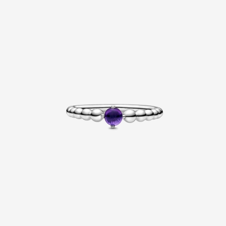 Anillo Pandora Esfera Morada 198867C03
