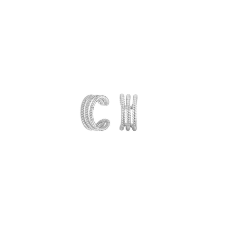 Pendientes Itemporality Earcuffs Plata Triple Aro SCF-100-001-UU