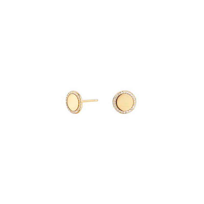 Pendientes Itemporality Baño Oro Círculo SEA-201-057-UU