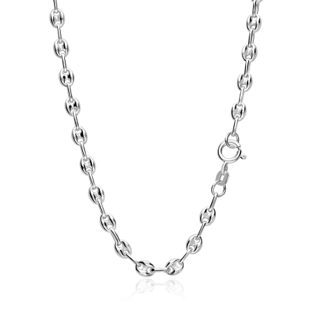 Cadena Plata primera ley 60cm "Ocean"
