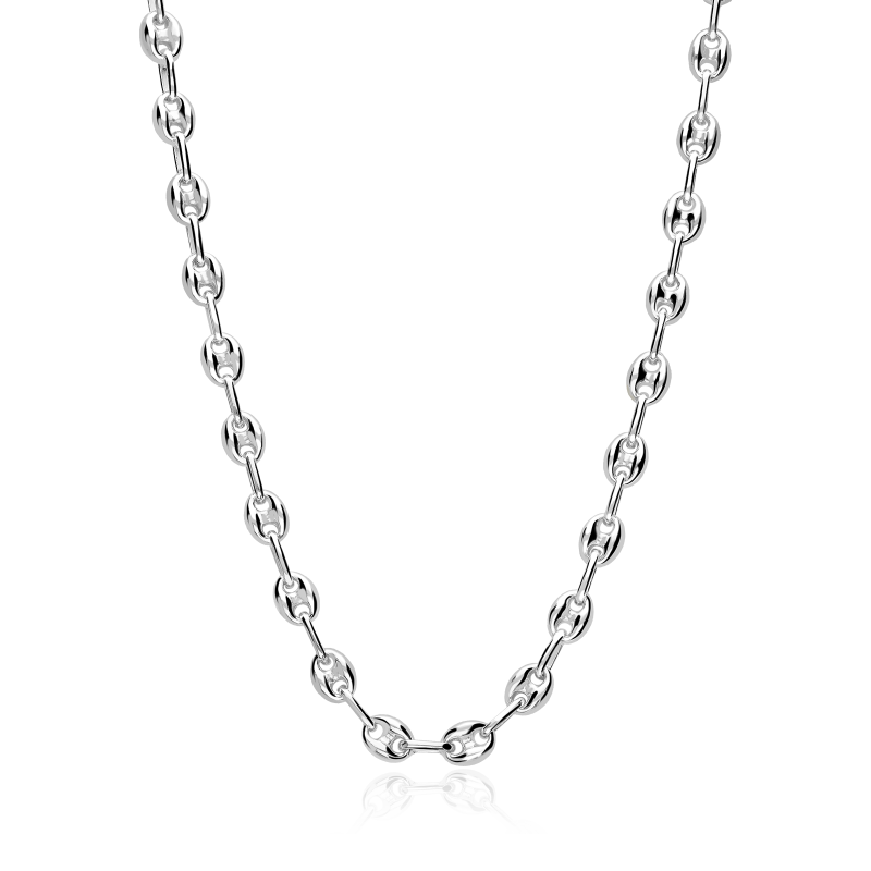Cadena Plata primera ley 60cm "Ocean"