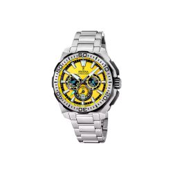 Reloj Festina Chrono Bike Acero Esfera Amarilla F20724/4
