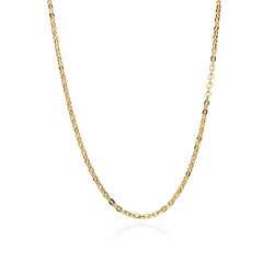 Cadena Oro 18k ovalado 50cm "Hirado"