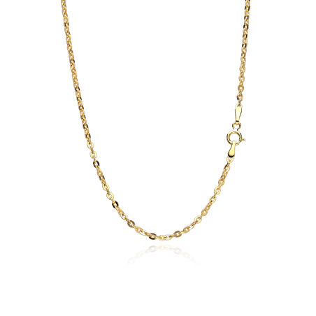 Cadena Oro 18k ovalado 45cm "Hirado"