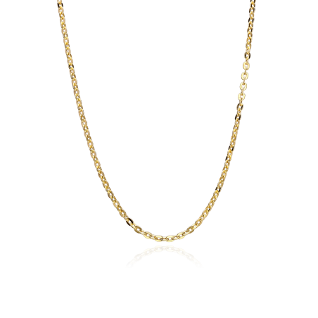 Cadena Oro 18k ovalado 45cm "Hirado"