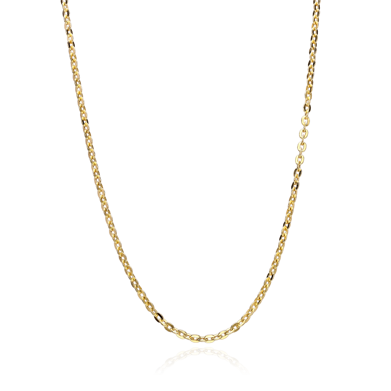 Cadena Oro 18k ovalado 60cm "Hirado"