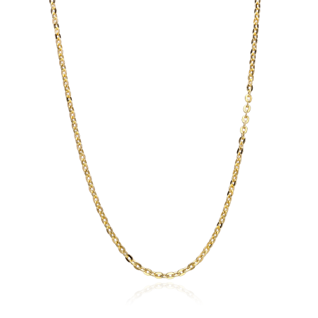 Cadena Oro 18k ovalado 60cm "Hirado"