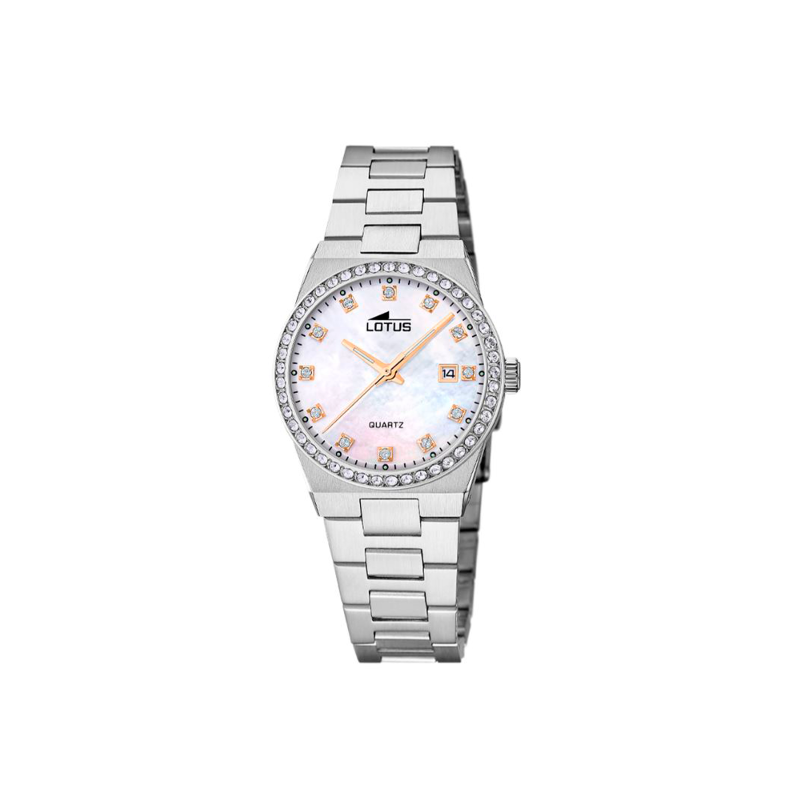 Reloj Lotus Freedom Acero Esfera Rosa Y Azul 18885/B