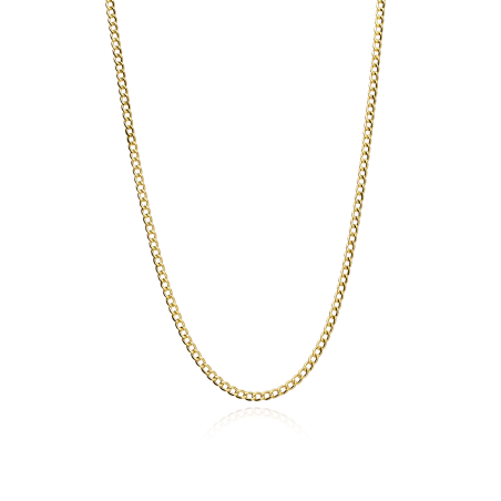 Cadena Oro 18k barbada 50cm "Aomori"