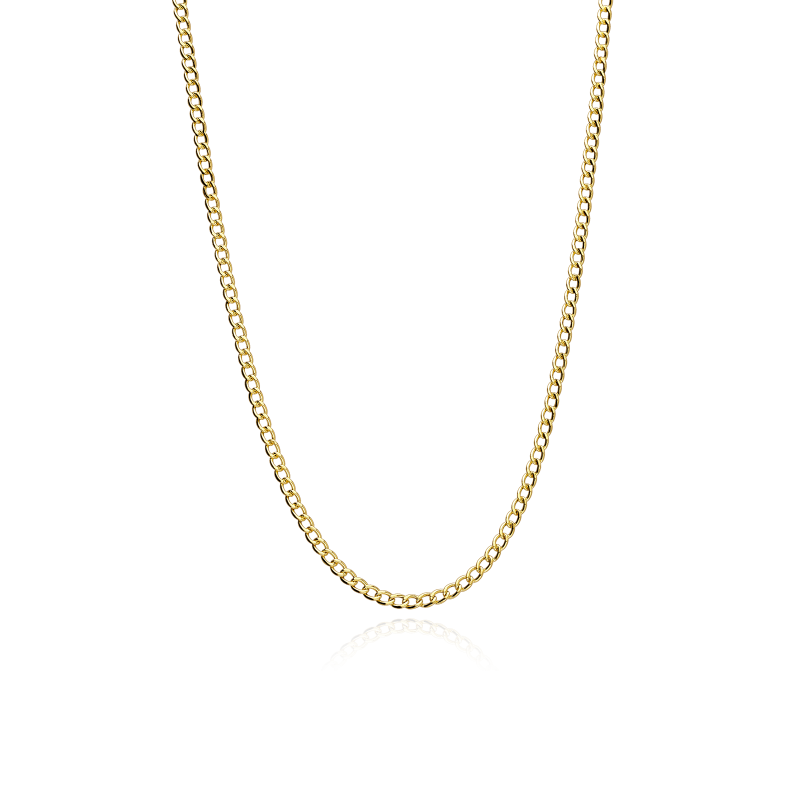 Cadena Oro 18k barbada 45cm "Aomori"
