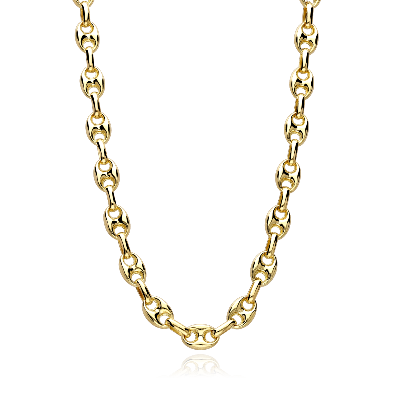 Cadena Oro 18k calabrote 60cm "Ehime"