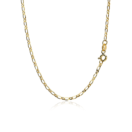Cadena Oro 18k eslabón 1x1"Ken"
