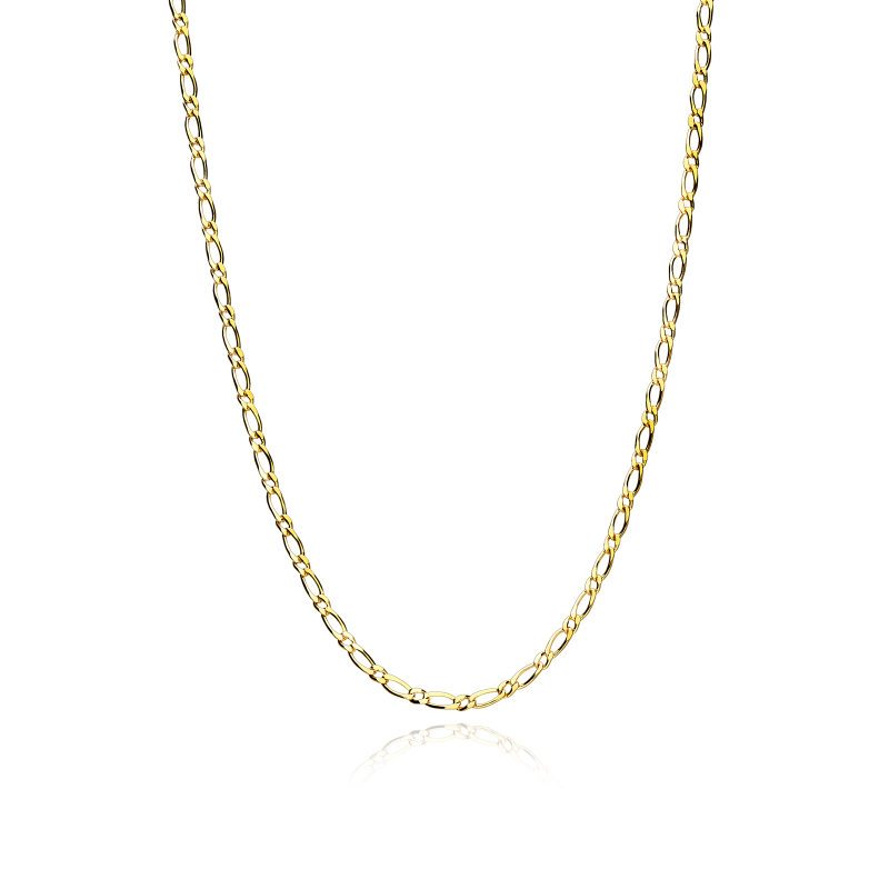 Cadena Oro 18k eslabón 1x1"Ken"