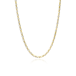 Cadena Oro 18k eslabón 1x1"Ken"