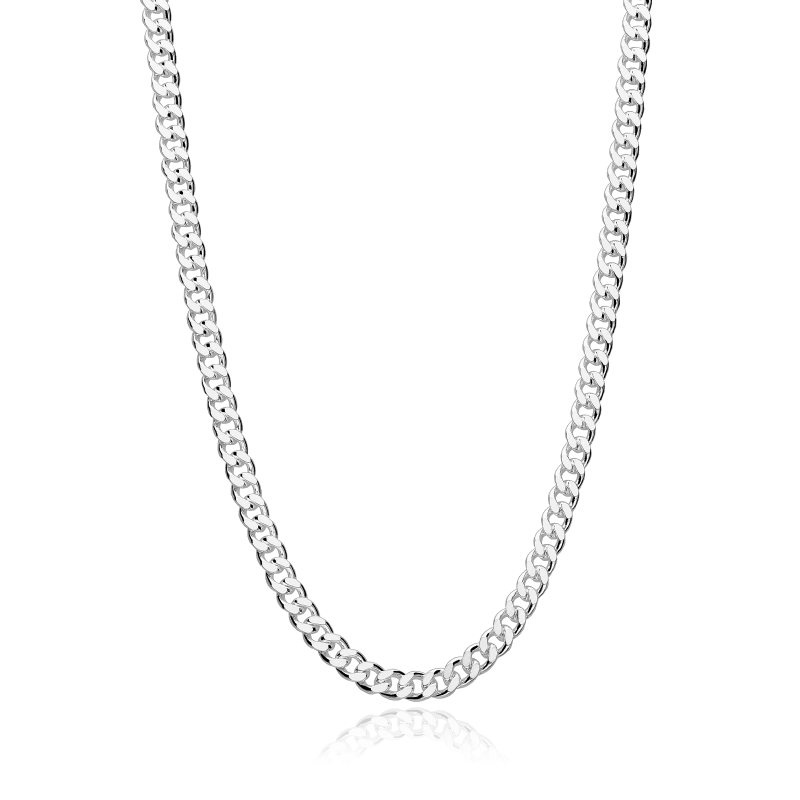Cadena Plata primera ley 60cm "Guiza"