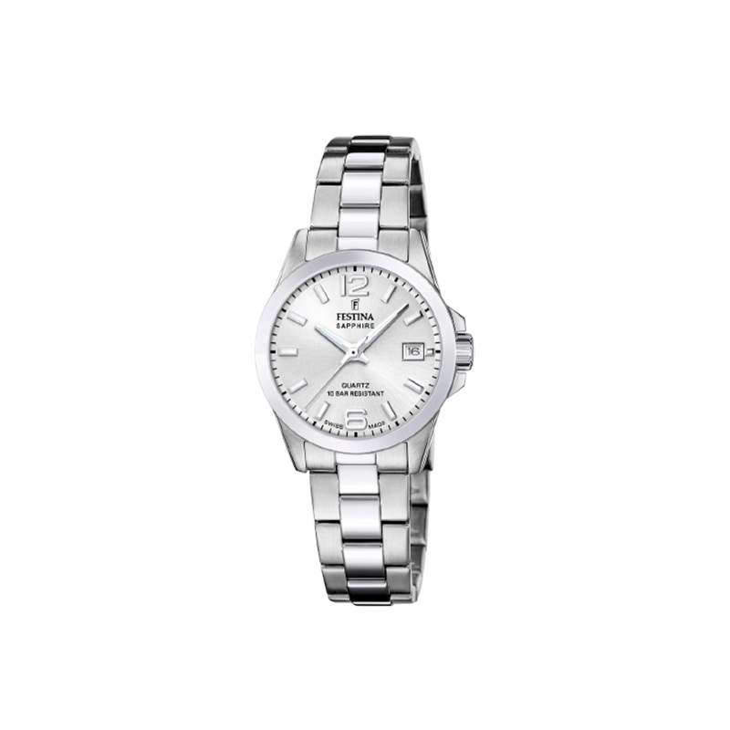 Reloj Festina Swiss Madre Esfera Plateada F20049/1