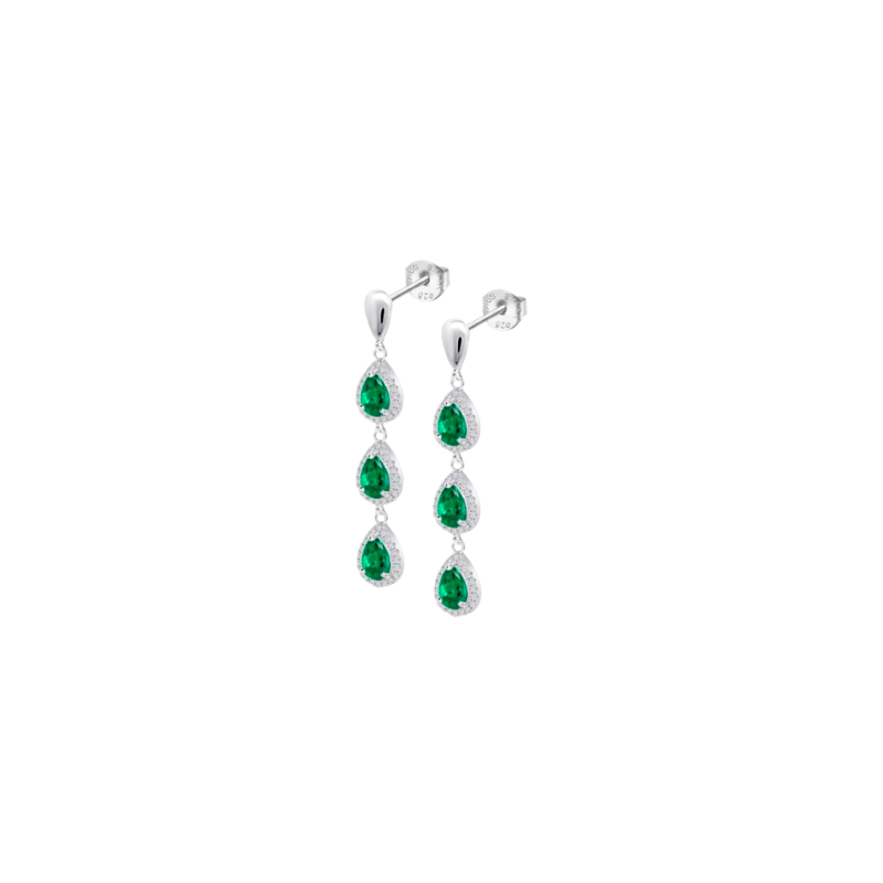 Pendientes Lotus Silver Colors Acabado Brillante LP3794-4/3