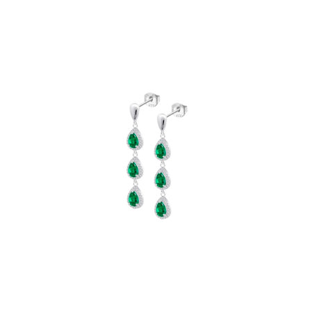 Pendientes Lotus Silver Colors Acabado Brillante LP3794-4/3