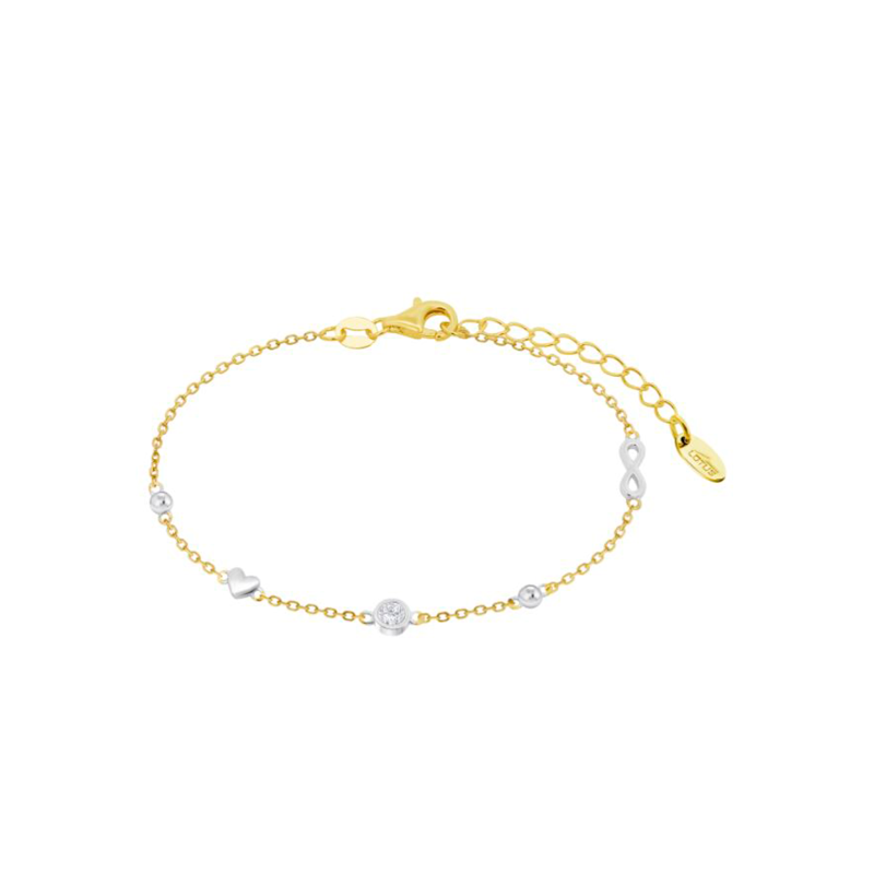 Pulsera Lotus Silver Plata Baño Oro LP3891-2/1