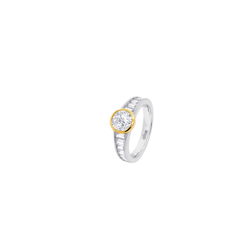 Anillo Lotus Silver Circonitas Bicolor LP3887-3/112