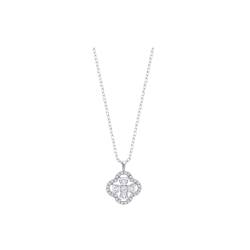 Collar Lotus Silver Beyond Classic Plata Y Circonitas LP3895-1/1