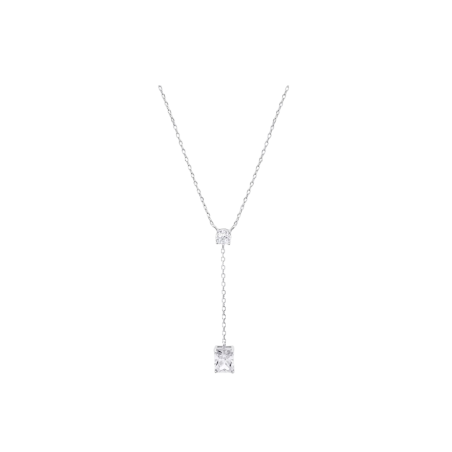 Collar Lotus Silver Glam Plata Y Circonitas LP3892-1/1