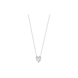 Collar Lotus Silver Corazón Y Circonita LP3833-1/1