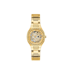 Reloj Guess Electra Acero Dorado Y Circonitas GW0941L2