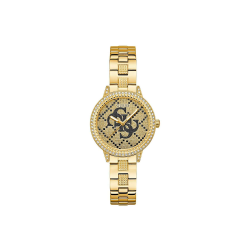 Reloj Guess G Lace Acero Dorado Y Circonitas GW0944L2