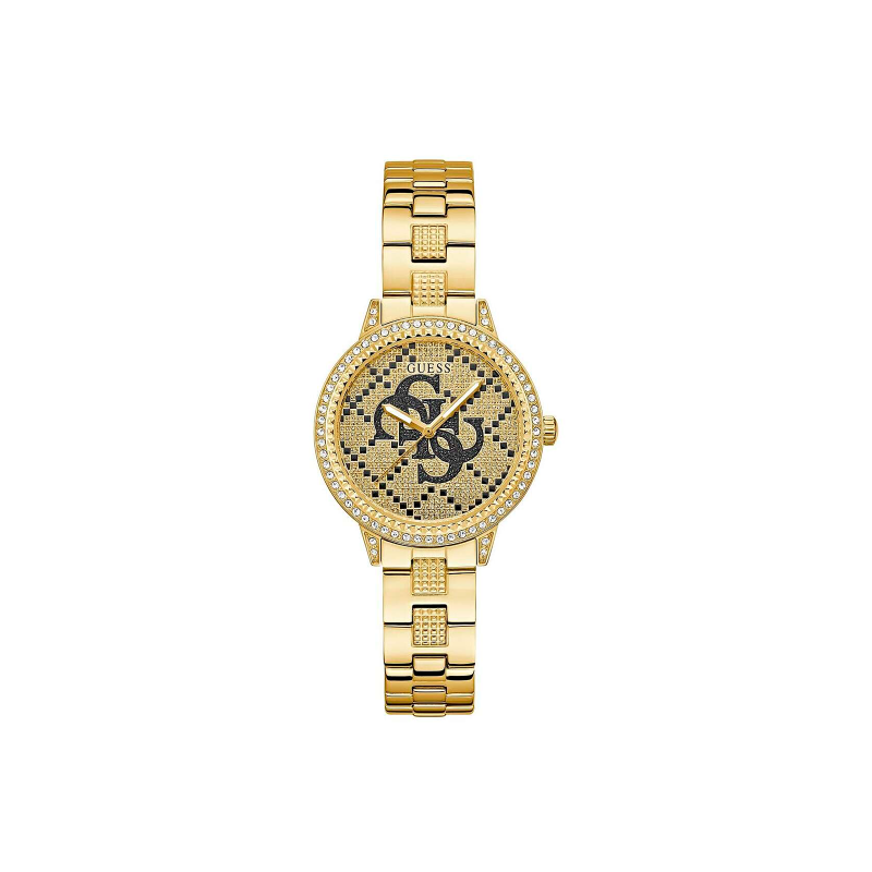 Reloj Guess G Lace Acero Dorado Y Circonitas GW0944L2