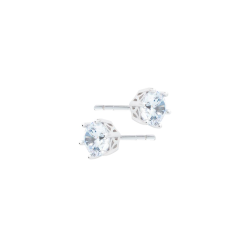 Pendientes Itemporality Plata Baño Rodio Y Circonita SEA-101-166-05